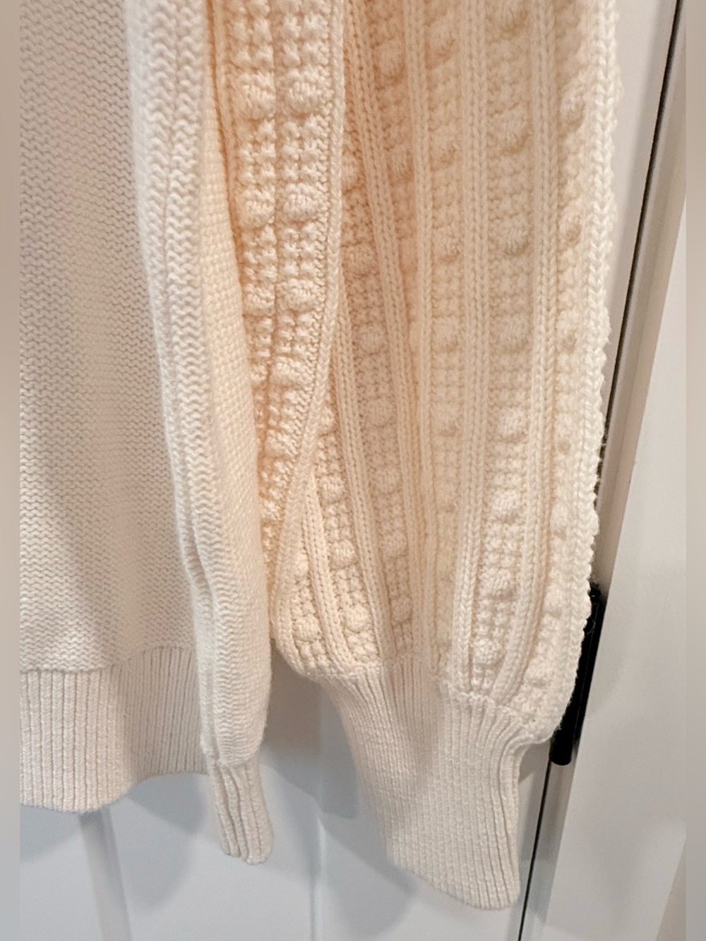 LOFT Cable & Bobble Knit Crew Sweater - Picture 5 of 5